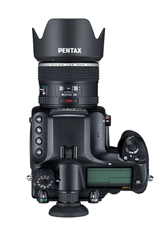 Pentax 645Z, medio formato vista dall'alto